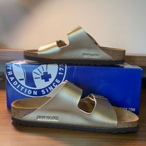 Birkenstock Arizona BS gold asst new